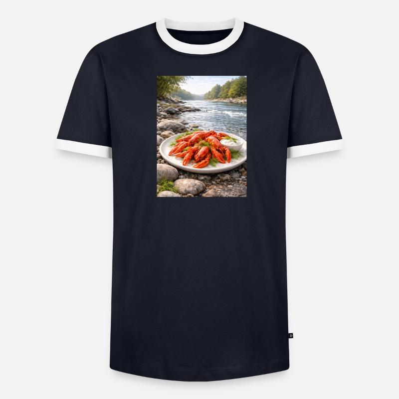 Crayfish on the Donets Men's Ringer Shirt