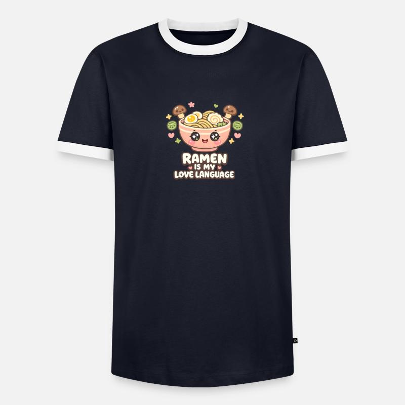 Le ramen, c’est la vie T-shirt contrasté Homme