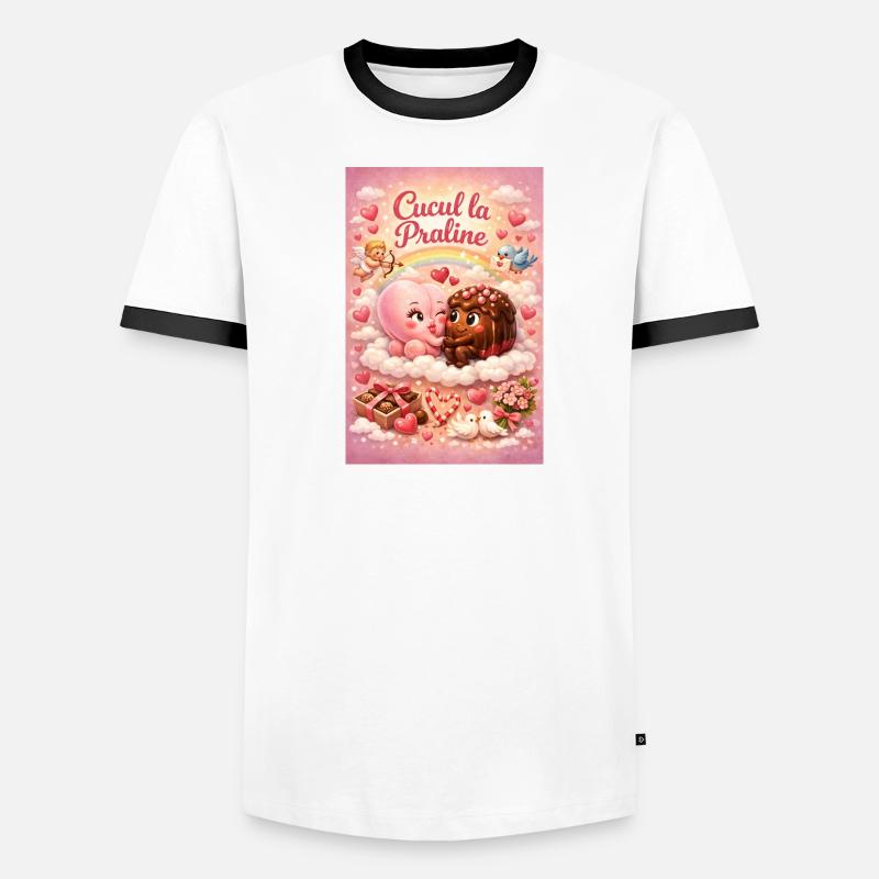 Cucul la praline Männer Kontrast-T-Shirt