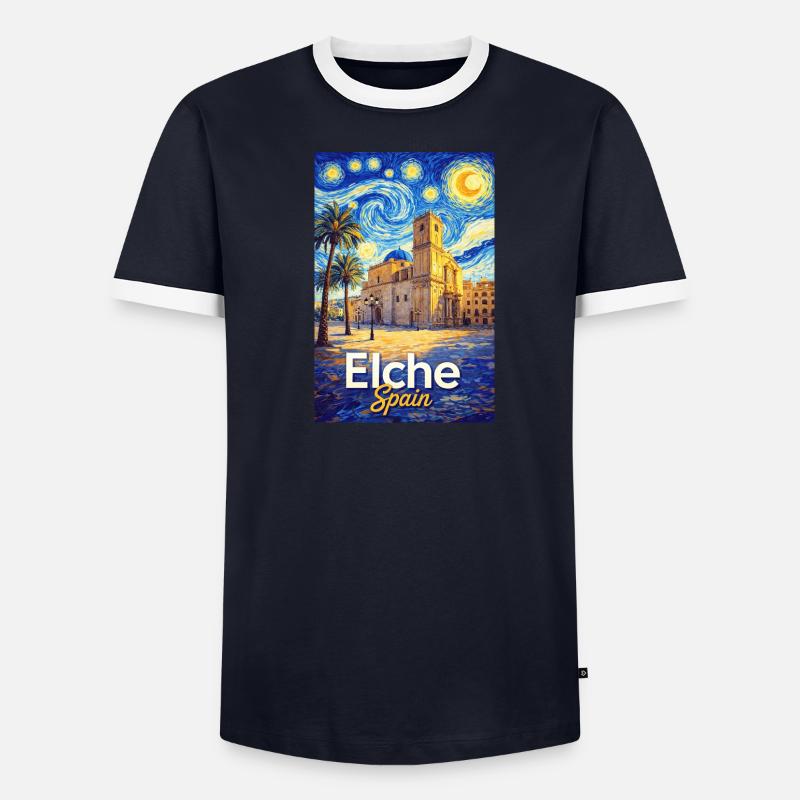 Elche Espanja - Miesten kontrastipaita - undefined