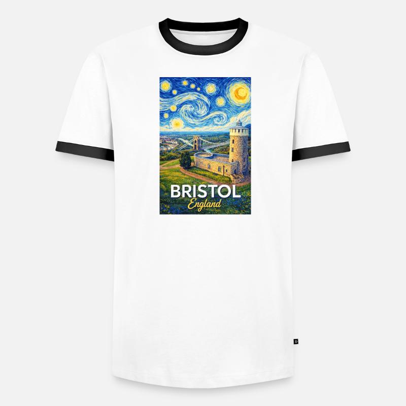 Bristol, England Männer Kontrast-T-Shirt