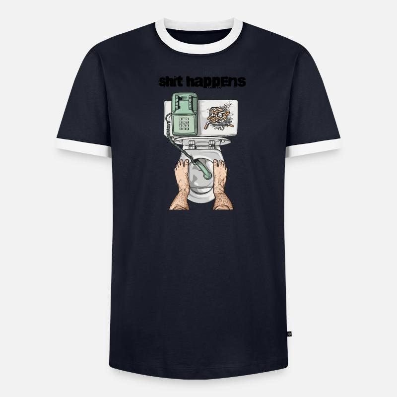 Klo Telefon : Ça arrive T-shirt contrasté Homme