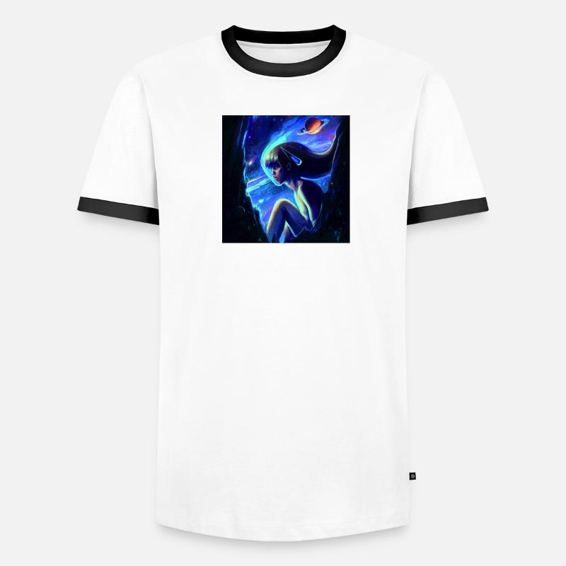 6b T-shirt contrasté Homme