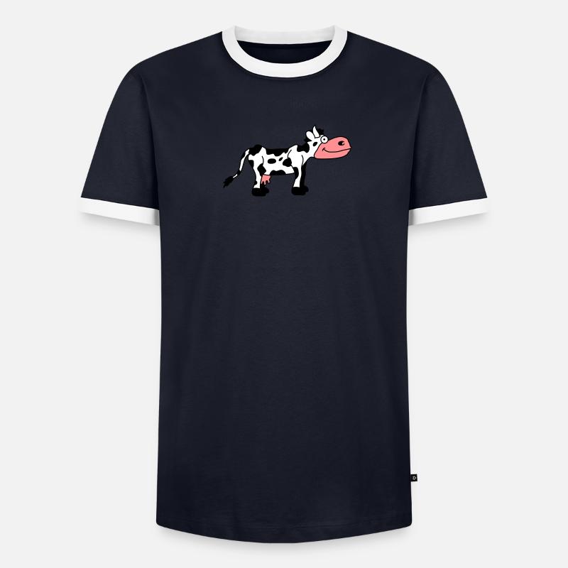 Cow Comic T-shirt contrasté Homme