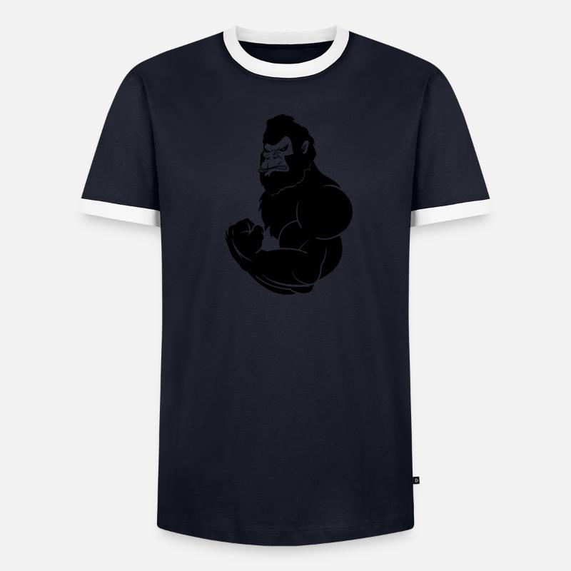 gorilla_beast_001 T-shirt contrasté Homme
