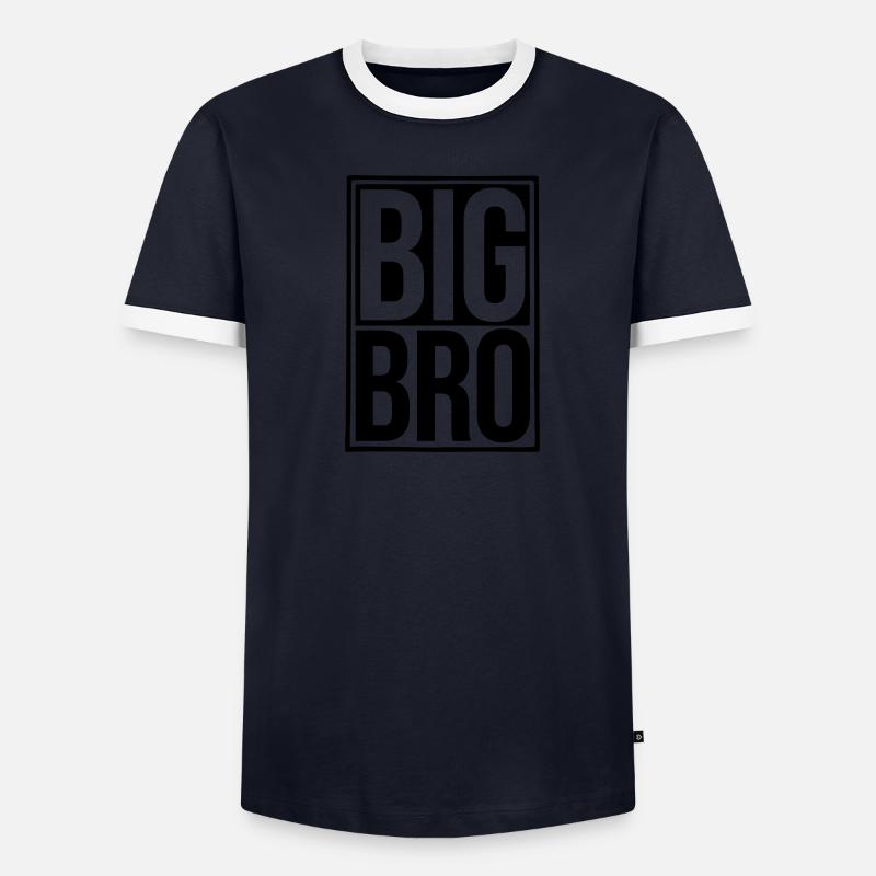 Big Bro Shield Logo T-shirt contrasté Homme