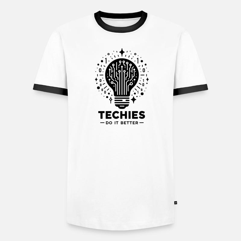 Techies Do IT Better Men's Ringer Shirt