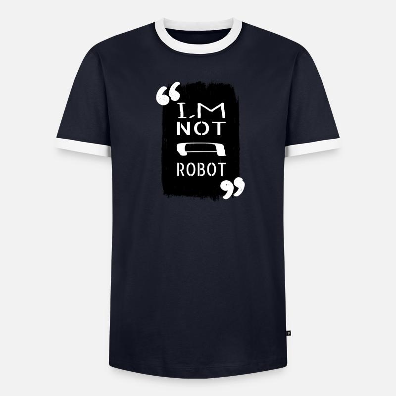 Robotique programmation cadeau innovation robotique T-shirt contrasté Homme