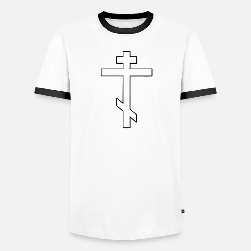 Orthodoxe T-shirt contrasté Homme