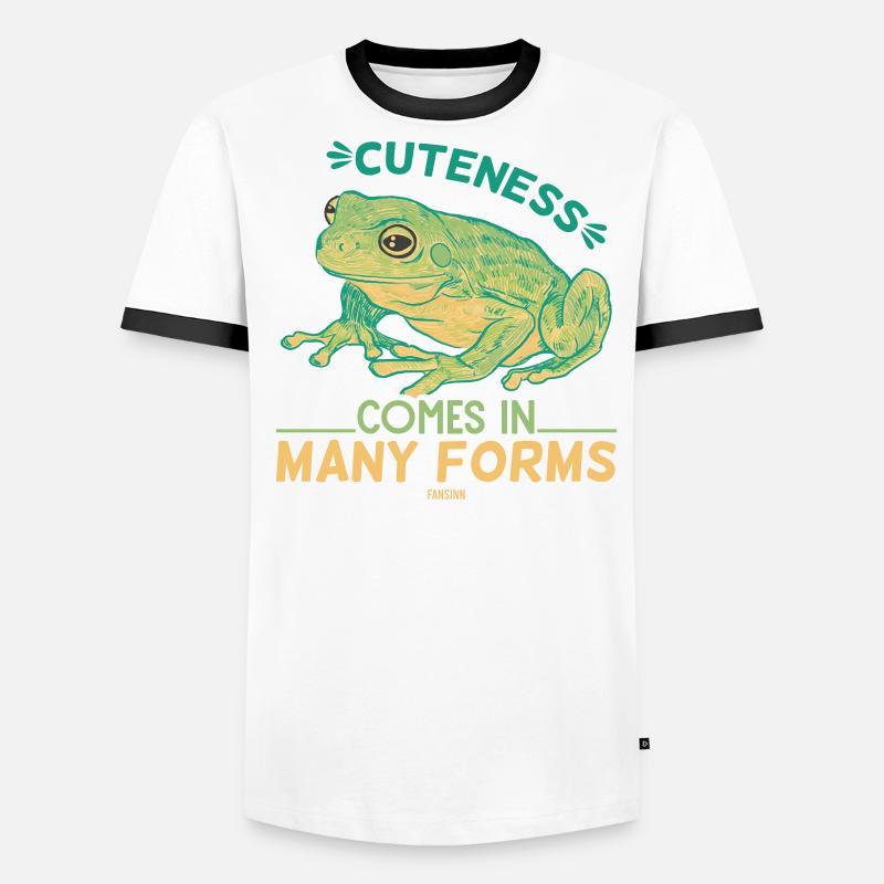cute frog kids toad Men's Ringer Shirt