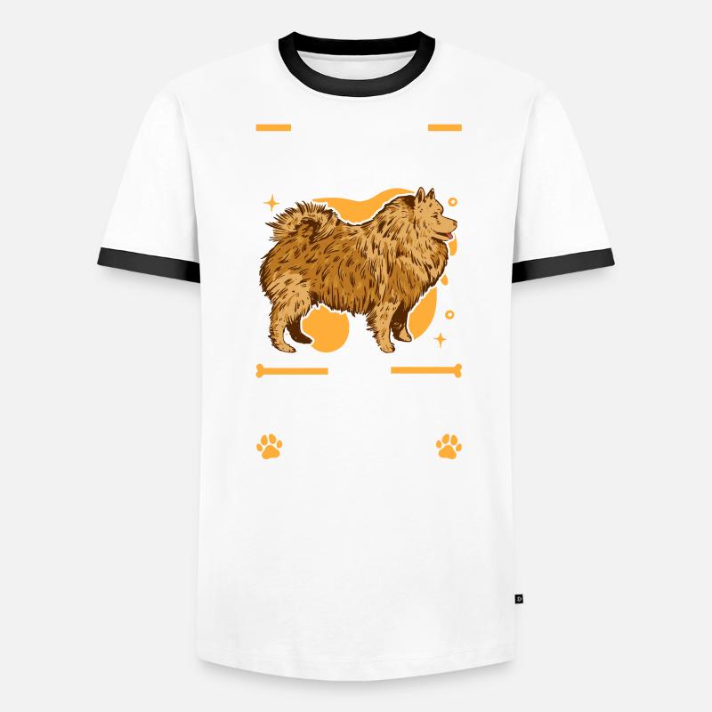 C’est Eurasier Glitter Spitz Eurasian Dog T-shirt contrasté Homme