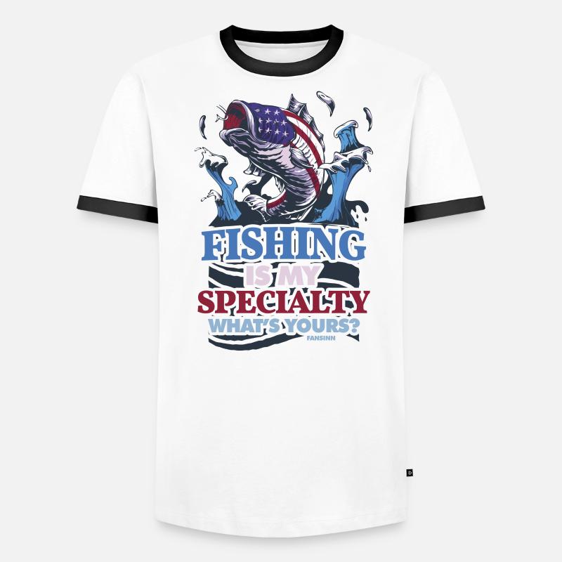 Pêcheur T-shirt contrasté Homme