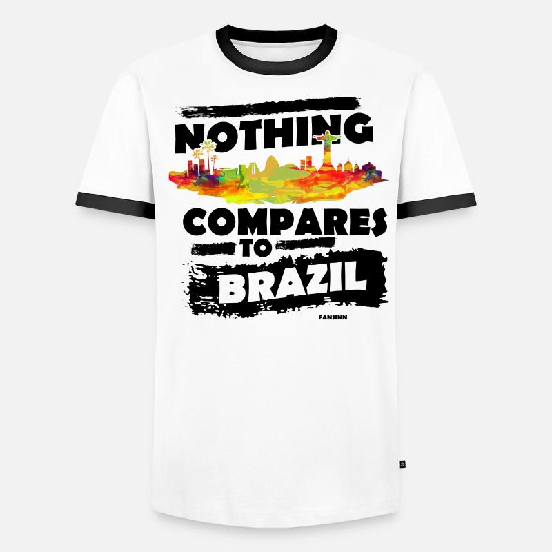Brésil T-shirt contrasté Homme