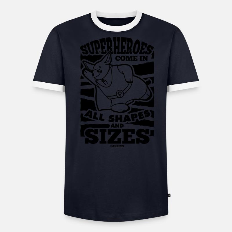 Cochon T-shirt contrasté Homme