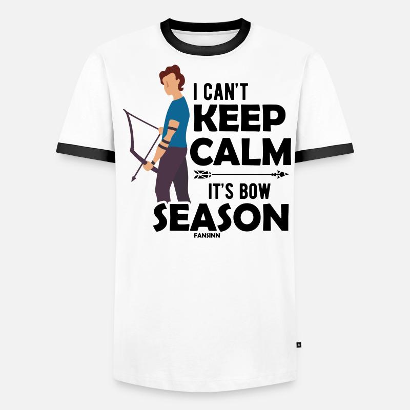 Archery Bow and Arrow Hunter Men's Ringer Shirt