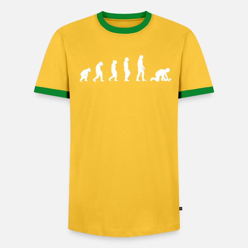 Parkettleger Evolution Fliesenleger - Männer Kontrast-T-Shirt - undefined