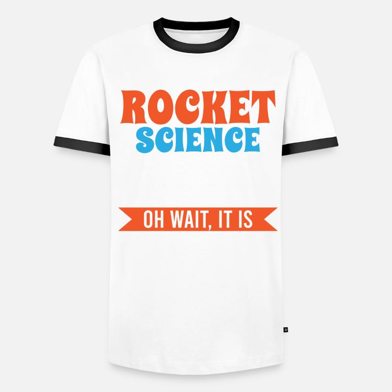 Aerospace Engineer It's Not Rocket Science Men's Ringer Shirt