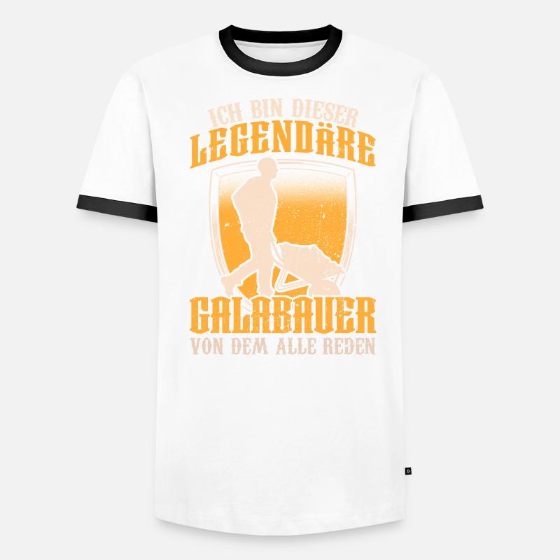Legendärer Galabauer Gärtner Landschaftsbauer Männer Kontrast-T-Shirt
