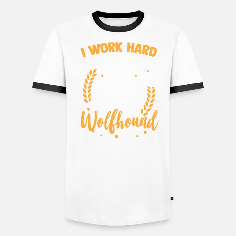 Work for my Irish Wolfhound Wolfhound Men's Ringer Shirt