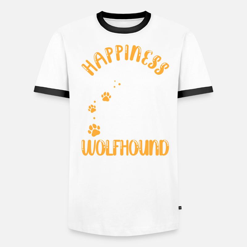 Irish Wolfhound Makes Wolfhound Happy Men's Ringer Shirt