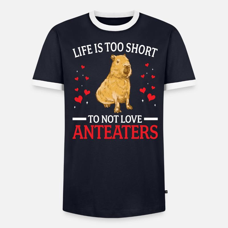Capybara N’aime pas l’Amérique du Sud Capybara T-shirt contrasté Homme