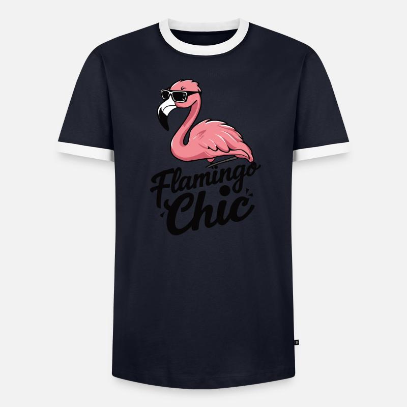 Flamingo Chic Men's Ringer Shirt
