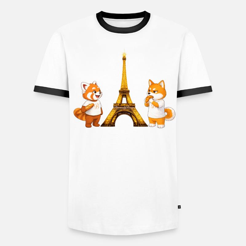Lazy & Grumpy in Paris Men's Ringer Shirt