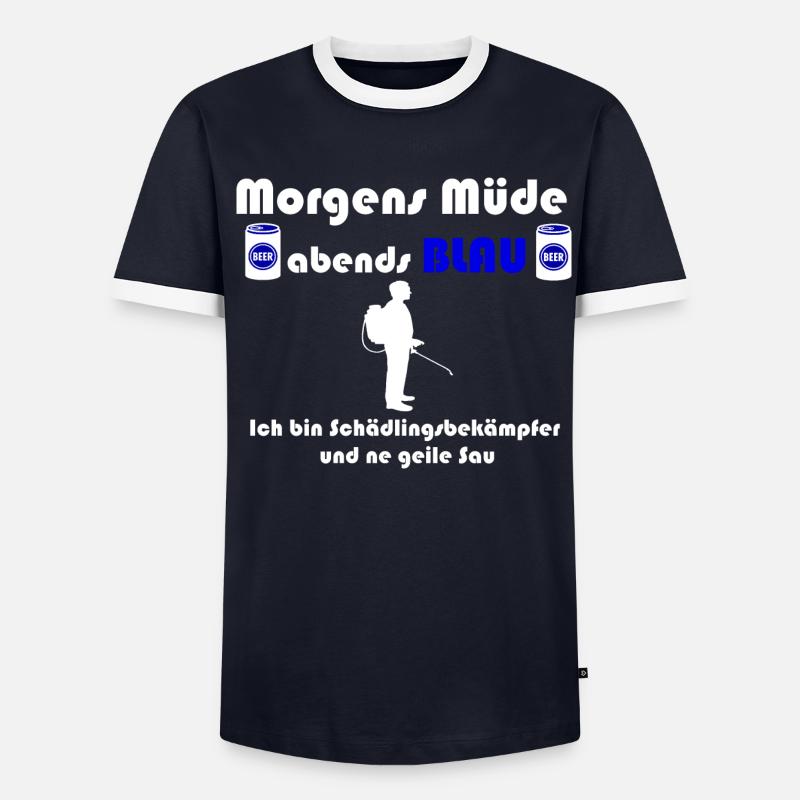 Schädlingsbekämpfer Kammerjäger Geschenk Lustig - Männer Kontrast-T-Shirt - undefined