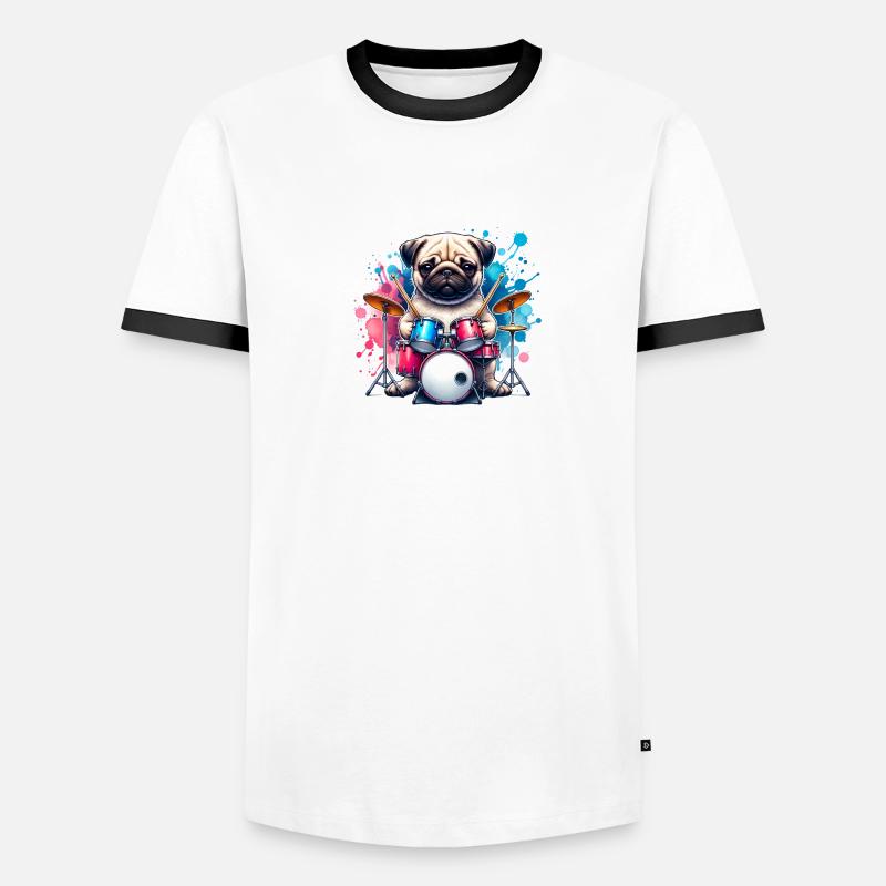 Conception cool de batteur Carlin T-shirt contrasté Homme