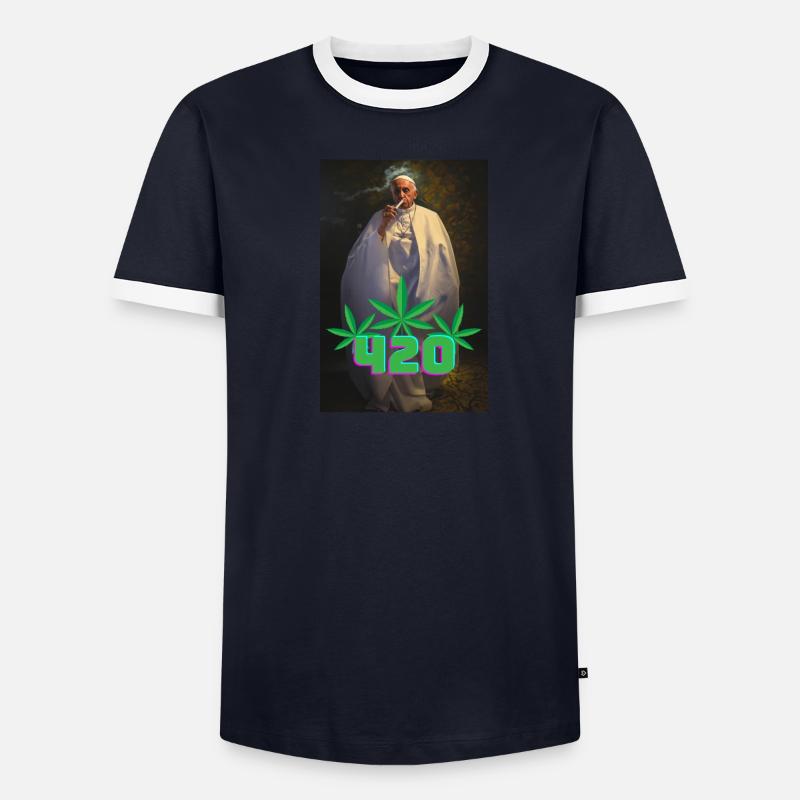 420 Pope Men's Ringer Shirt