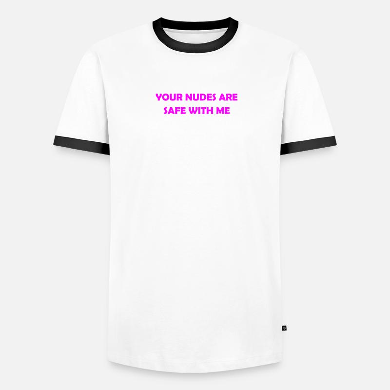 Your Secrets, My Silence T-shirt contrasté Homme