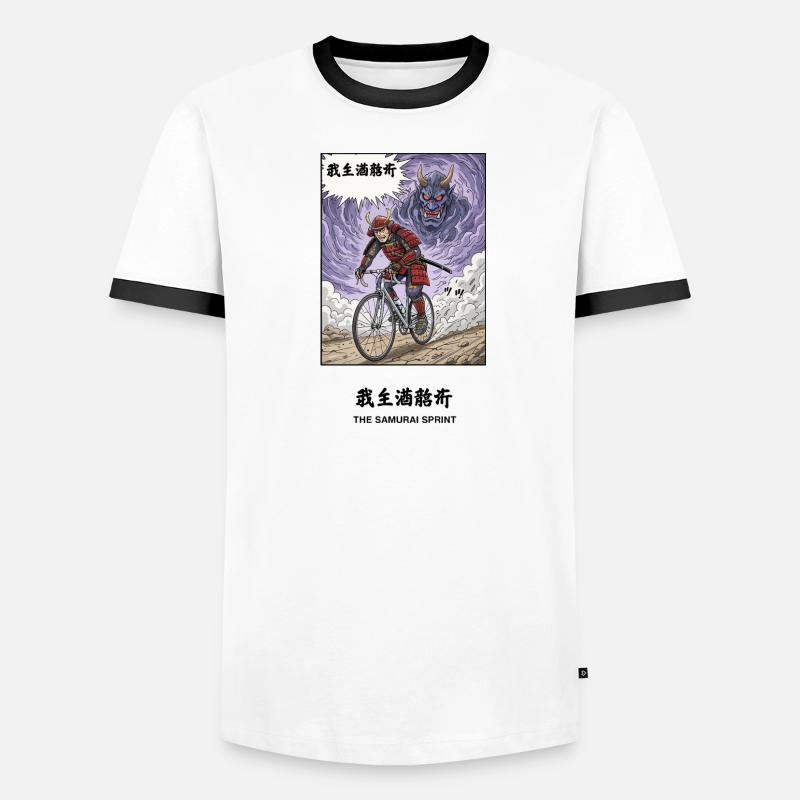 Samurai Sprint vs Demon Chase Men's Ringer Shirt