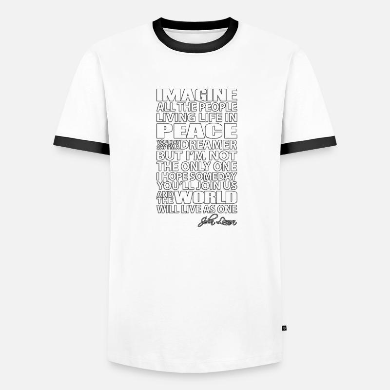Imaginer T-shirt contrasté Homme