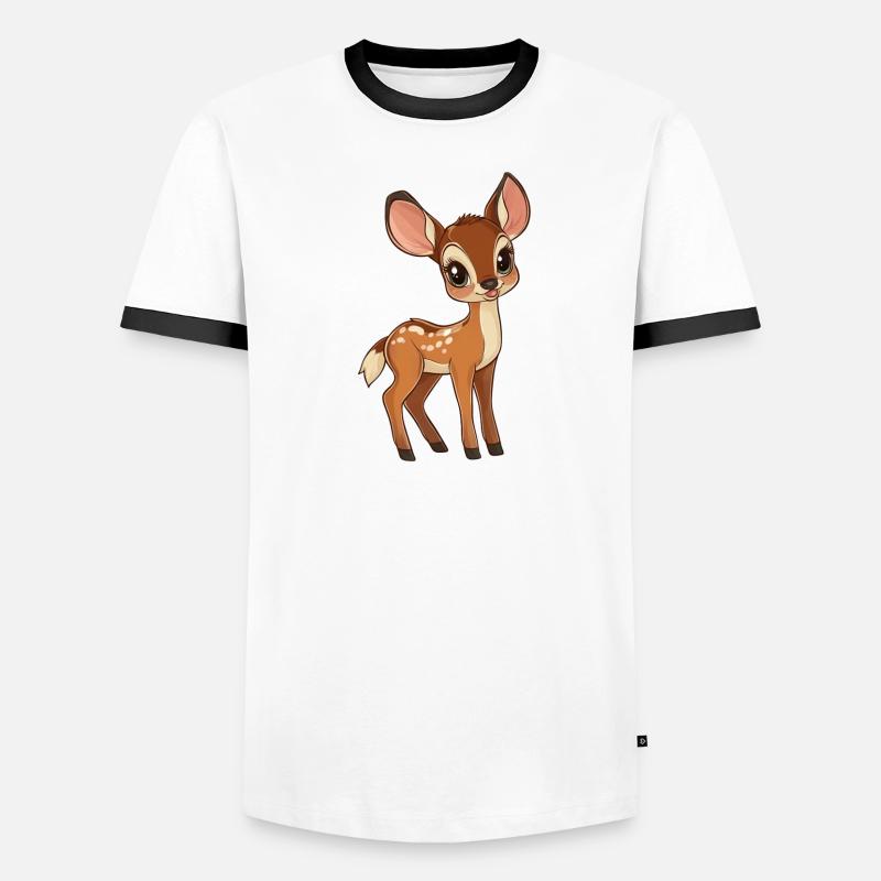 roe deer Men's Ringer Shirt