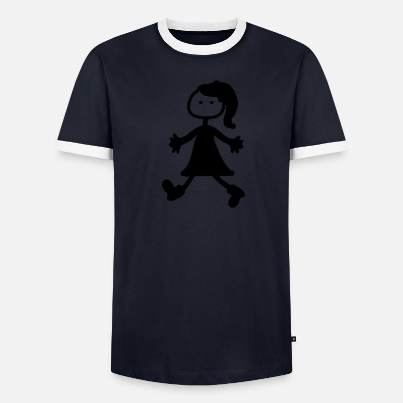 Fille T-shirt contrasté Homme