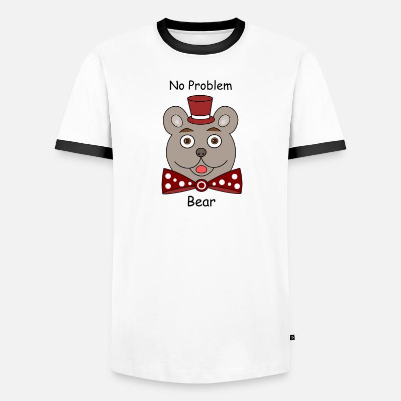No Problem Bear Men's Ringer Shirt