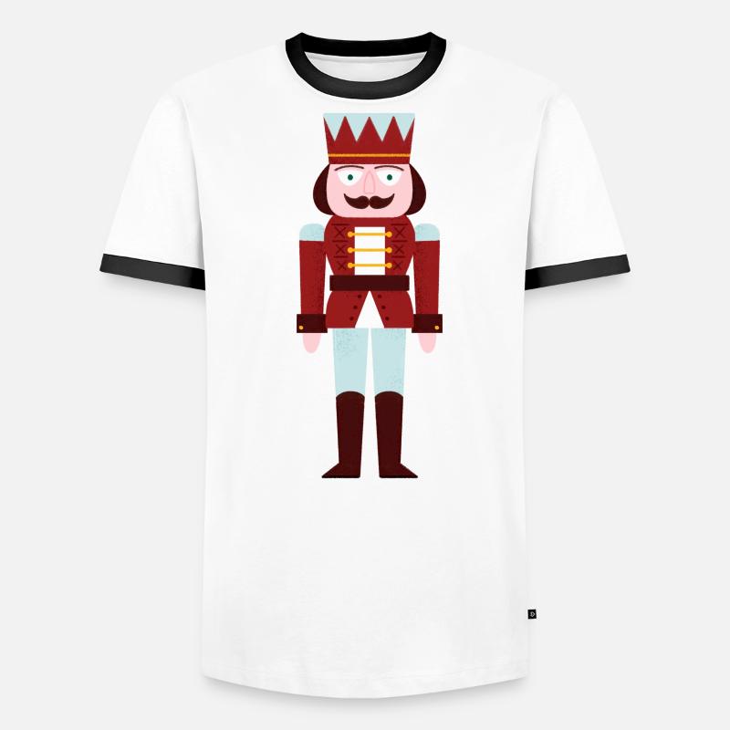 Nut Cracker Christmas Men's Ringer Shirt