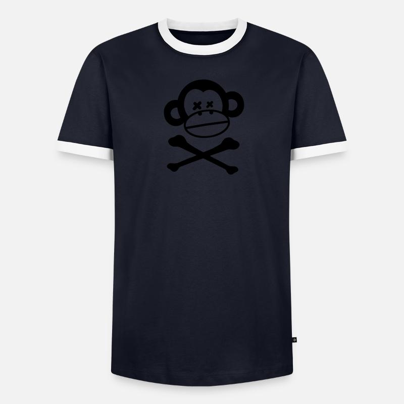Skull-Ape Men's Ringer Shirt