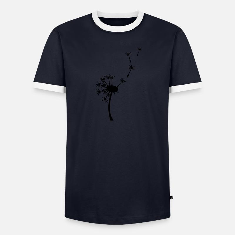 Pusteblume Männer Kontrast-T-Shirt
