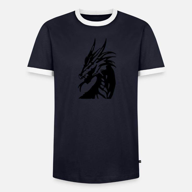 dragon_head T-shirt contrasté Homme