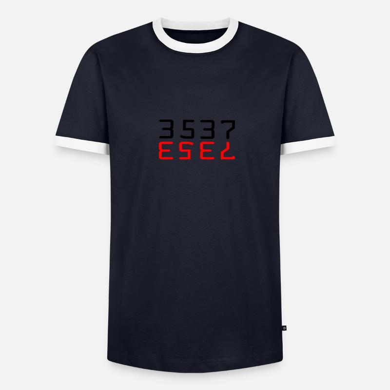 ESEL Männer Kontrast-T-Shirt
