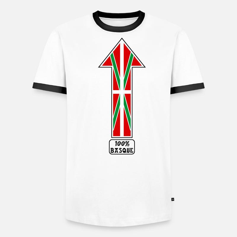 100% Basque T-shirt contrasté Homme