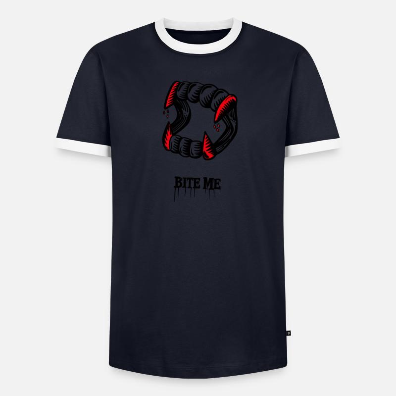 Bite Me T-shirt contrasté Homme
