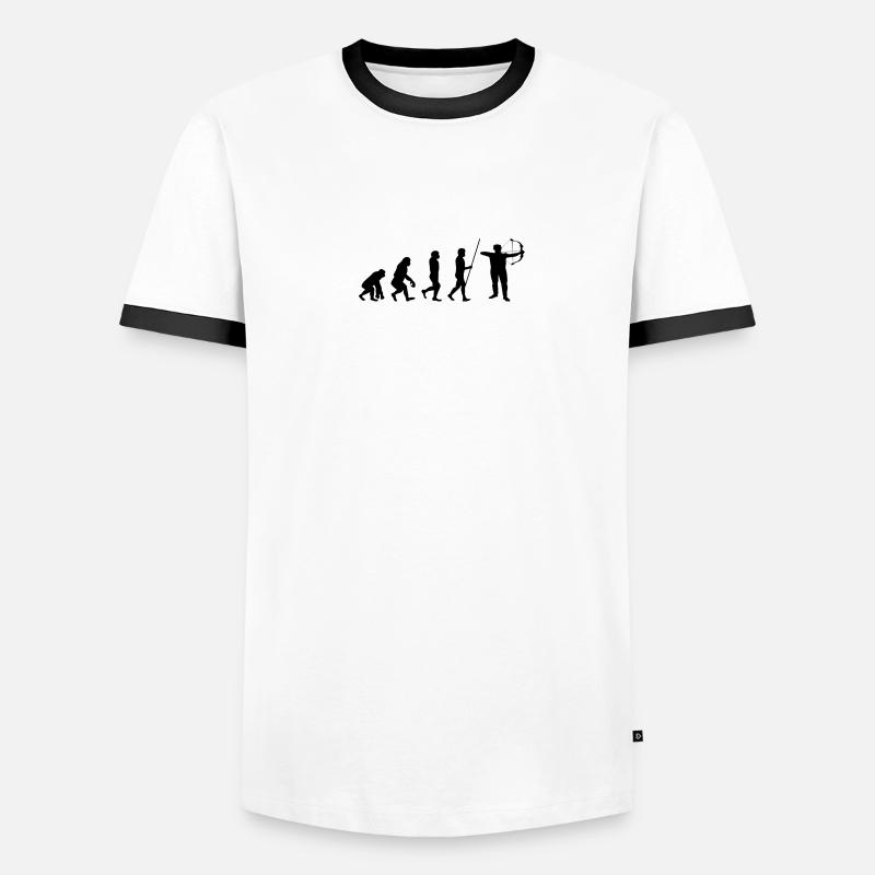 Évolution du tir à l’arc T-shirt contrasté Homme