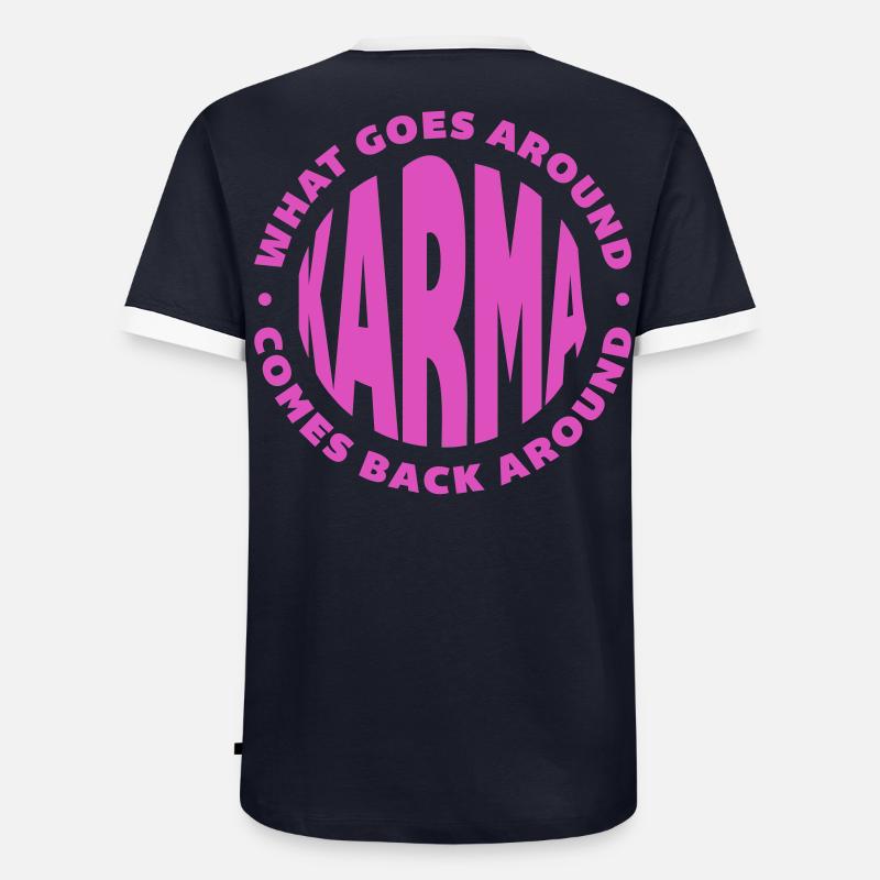 karma T-shirt contrasté Homme