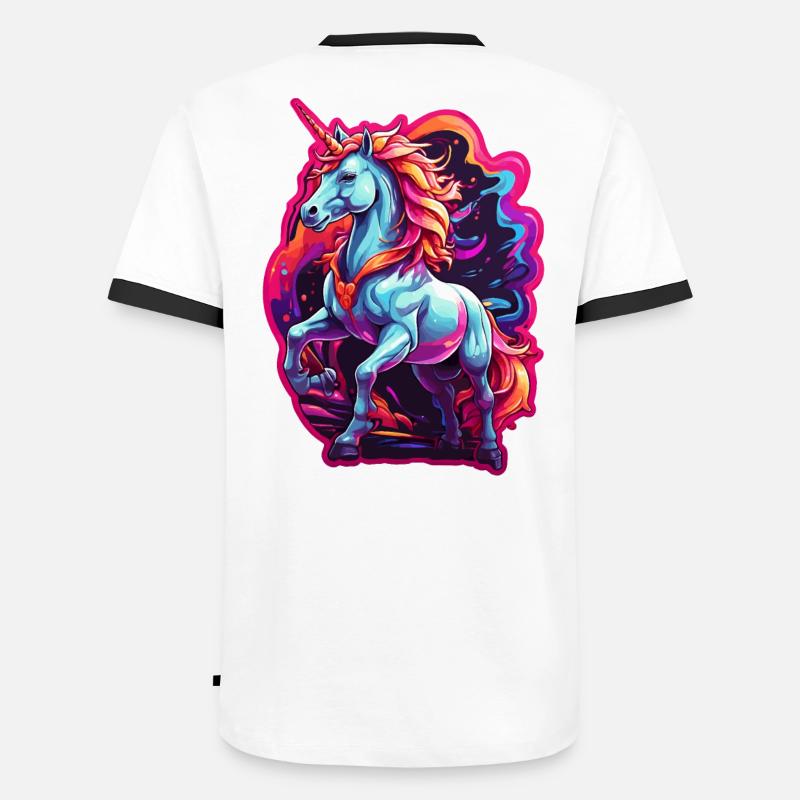 Licorne T-shirt contrasté Homme