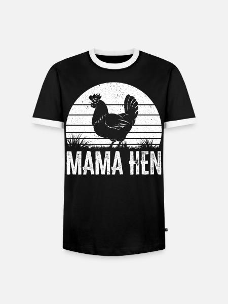 Hühnerzüchter Hühnerflüsterer Nutztier - Männer Kontrast-T-Shirt - Schwarz/Weiß