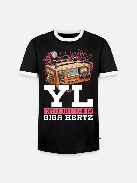 Amateurfunker Morsecode Radioaktivität - Männer Kontrast-T-Shirt - Schwarz/Weiß