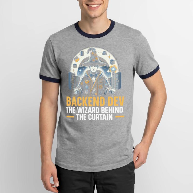 Programmeur logiciel de programmation backend T-shirt contrasté Homme
