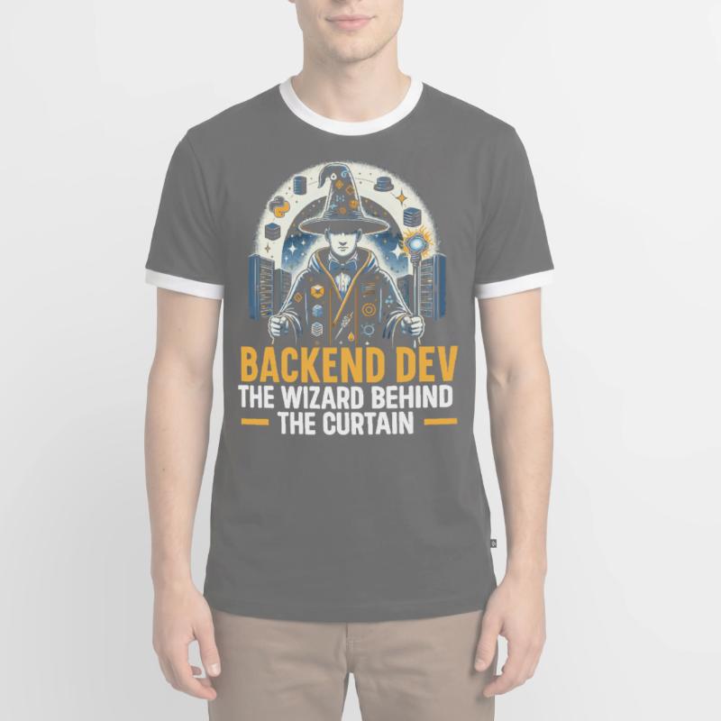 Programmeur logiciel de programmation backend T-shirt contrasté Homme